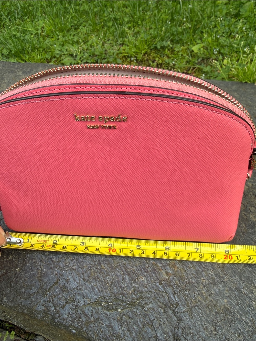 kate spade Pink Saffiano Dome Crossbody - Picture 13 of 16